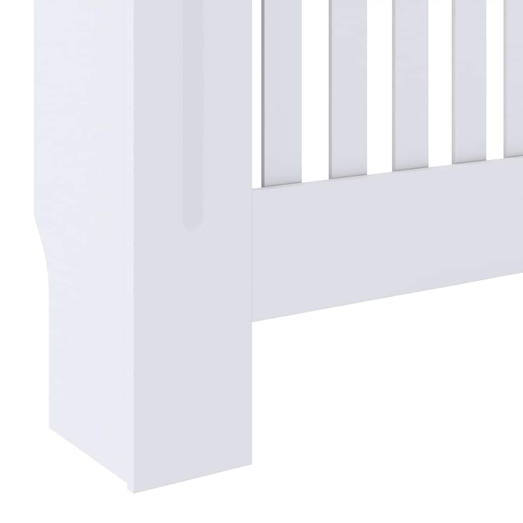 Radiatorafdekking 2 Pcs 78X19X81.5Cm Bewerkt Hout
