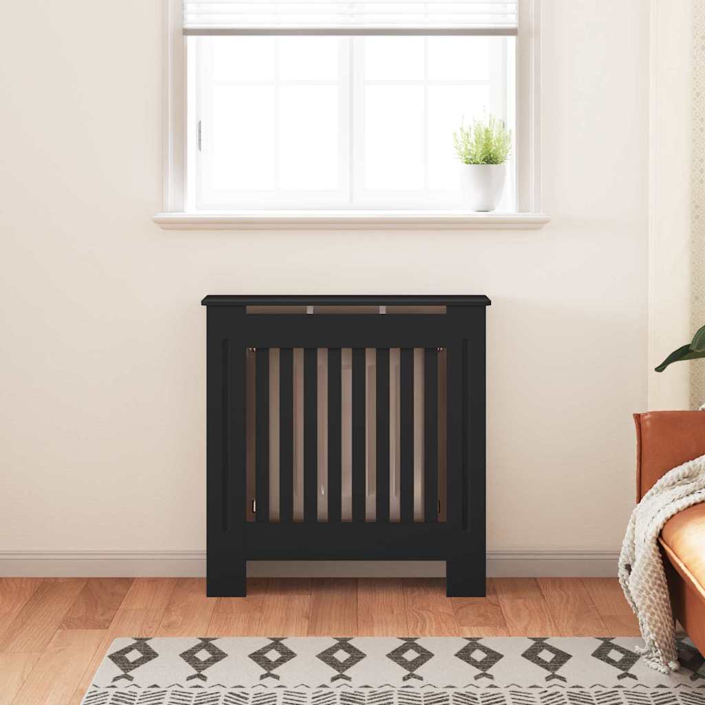 Radiatorafdekking 2 Pcs 78X19X81.5Cm Bewerkt Hout