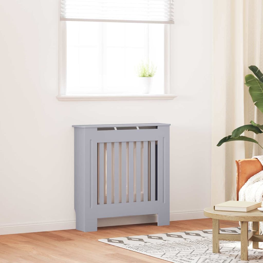 Radiatorafdekking 2 Pcs 78X19X81.5Cm Bewerkt Hout