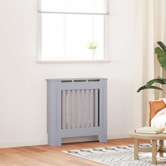 Radiatorafdekking 2 Pcs 78X19X81.5Cm Bewerkt Hout