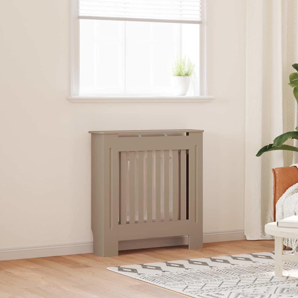 Radiatorafdekking 2 Pcs 78X19X81.5Cm Bewerkt Hout