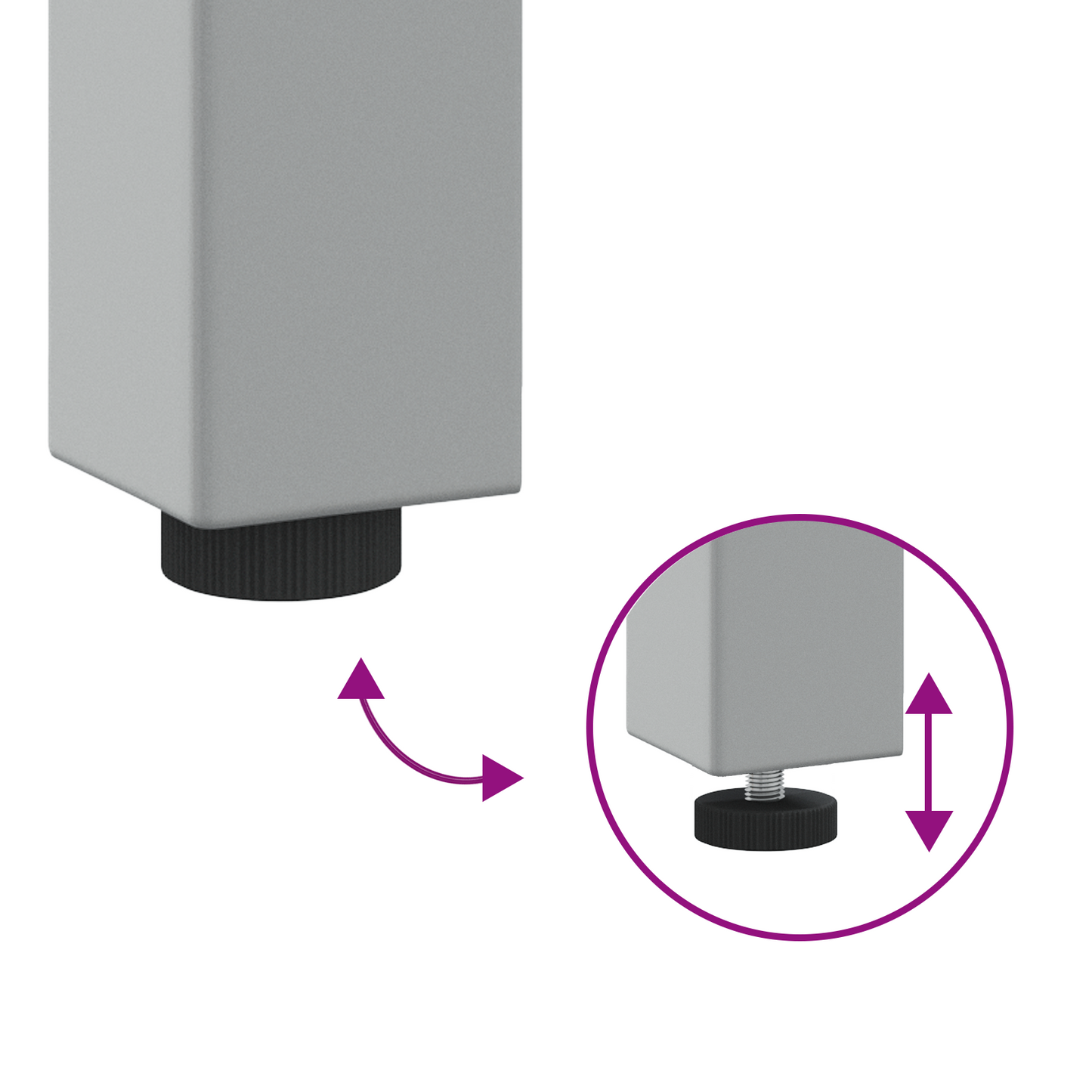 Werkbank 100 X 55 X 85 Cm Poedergecoat Staal